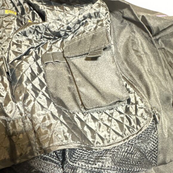 NexGen Motorcycle Jacket Black Purple Waterproof Nylon Zip Out Liner Large - Picture 14 of 16